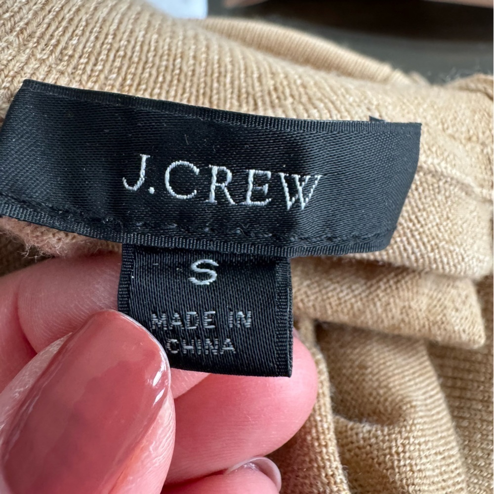 J. Crew Margot turtleneck sweater - 100% Wool - Tan - Picture 8 of 8